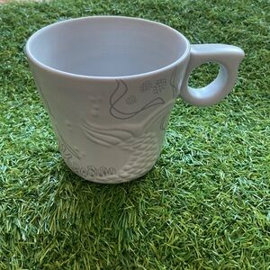 Starbucks Textured Mermaid Siren Tail Mugs Gray
